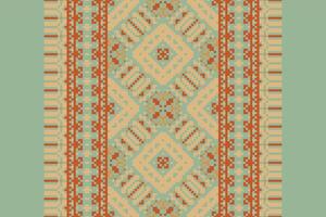 Dhoti Pattern Seamless Scandinavian pattern Motif embroidery, Pixel Ikat embroidery Design for Print endless arabesque cloth dupatta shawl bandana print silk kurta men vector