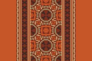Dhoti Pattern Seamless Mughal architecture Motif embroidery, Pixel Ikat embroidery Design for Print egyptian hieroglyphs tibetan geo pattern vector