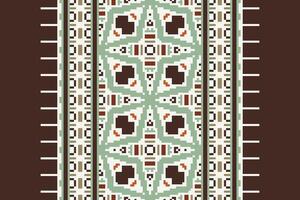 Dhoti Pattern Seamless Scandinavian pattern Motif embroidery, Pixel Ikat embroidery Design for Print indonesian batik motif embroidery native american kurta mughal design vector