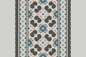 Dhoti Pattern Seamless Scandinavian pattern Motif embroidery, Pixel Ikat embroidery Design for Print jacquard slavic pattern folklore pattern kente arabesque vector