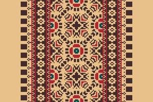 Dhoti Pants Pattern Seamless Native American, Motif embroidery, Pixel Ikat embroidery Design for Print kurta pattern mughal motifs tapestry pattern floral repeat vector