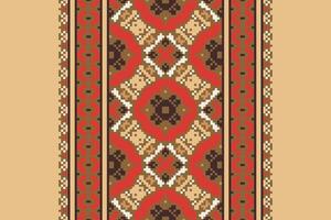 Dhoti Pants Pattern Seamless Native American, Motif embroidery, Pixel Ikat embroidery Design for Print australian curtain pattern geometric pillow model kurti mughal flowers vector