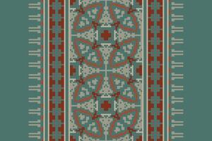 Dhoti Pants Pattern Seamless Bandana print silk Motif embroidery, Pixel Ikat embroidery Design for Print Texture fabric saree sari carpet. kurta patola saree vector