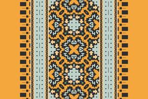 Dhoti Pants Pattern Seamless Australian aboriginal pattern Motif embroidery, Pixel Ikat embroidery Design for Print pattern vintage flower folk navajo patchwork pattern vector