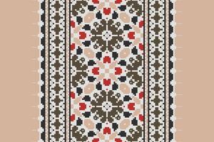 Dhoti Pants Pattern Seamless Mughal architecture Motif embroidery, Pixel Ikat embroidery Design for Print scandinavian pattern saree ethnic nativity gypsy pattern vector