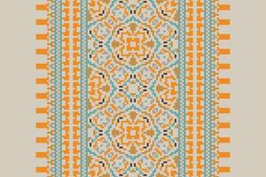 Dhoti Pants Pattern Seamless Australian aboriginal pattern Motif embroidery, Pixel Ikat embroidery Design for Print tapestry floral kimono repeat pattern lacing spanish motif vector