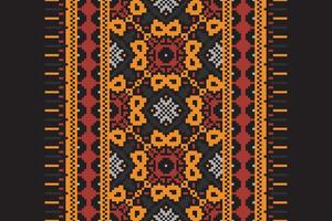 Dhoti Pants Pattern Seamless Mughal architecture Motif embroidery, Pixel Ikat embroidery Design for Print tapestry floral kimono repeat pattern lacing spanish motif vector