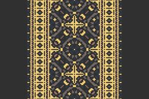 Dhoti Pants Pattern Seamless Mughal architecture Motif embroidery, Pixel Ikat embroidery Design for Print indonesian batik motif embroidery native american kurta mughal design vector