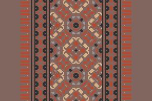 Dhoti Pants Pattern Seamless Scandinavian pattern Motif embroidery, Pixel Ikat embroidery Design for Print endless arabesque cloth dupatta shawl bandana print silk kurta men vector