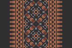 Dhoti Pants Pattern Seamless Scandinavian pattern Motif embroidery, Pixel Ikat embroidery Design for Print tie dyeing pillowcase sambal puri kurti mughal architecture vector