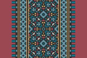 Dhoti Pants Pattern Seamless Scandinavian pattern Motif embroidery, Pixel Ikat embroidery Design for Print lace pattern seamless pattern vintage shibori jacquard seamless vector