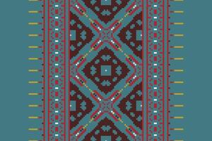 Plazo pattern Seamless Native American, Motif embroidery, Pixel Ikat embroidery Design for Print scandinavian pattern saree ethnic nativity gypsy pattern vector