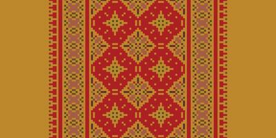 Tie dye Pattern Seamless Australian aboriginal pattern Motif embroidery, Pixel Ikat embroidery Design for Print Texture fabric saree sari carpet. kurta patola saree vector