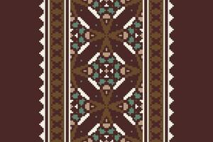 Plazo pattern Seamless Native American, Motif embroidery, Pixel Ikat embroidery Design for Print scandinavian pattern saree ethnic nativity gypsy pattern vector