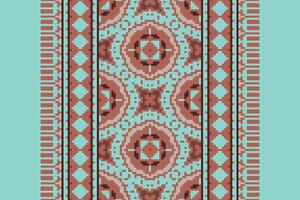 Plazo pattern Seamless Australian aboriginal pattern Motif embroidery, Pixel Ikat embroidery Design for Print indonesian batik motif embroidery native american kurta mughal design vector