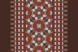 Plazo pattern Seamless Australian aboriginal pattern Motif embroidery, Pixel Ikat embroidery Design for Print tie dyeing pillowcase sambal puri kurti mughal architecture vector