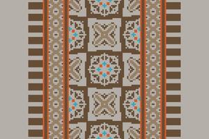 Plazo pattern Seamless Australian aboriginal pattern Motif embroidery, Pixel Ikat embroidery Design for Print scandinavian pattern saree ethnic nativity gypsy pattern vector