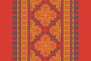 Plazo pattern Seamless Scandinavian pattern Motif embroidery, Pixel Ikat embroidery Design for Print scarf hijab pattern kerchief Pixel Ikat Silk kurti model mughal patterns vector