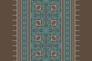 Plazo pattern Seamless Scandinavian pattern Motif embroidery, Pixel Ikat embroidery Design for Print indigenous art aboriginal art pattern floral kurti mughal border vector