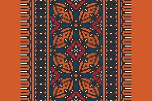 Plazo pattern Seamless Mughal architecture Motif embroidery, Pixel Ikat embroidery Design for Print indigenous art aboriginal art pattern floral kurti mughal border vector
