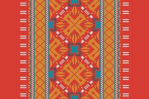 Plazo pattern Seamless Scandinavian pattern Motif embroidery, Pixel Ikat embroidery Design for Print indonesian batik motif embroidery native american kurta mughal design vector