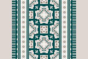Plazo pattern Seamless Scandinavian pattern Motif embroidery, Pixel Ikat embroidery Design for Print pattern vintage flower folk navajo patchwork pattern vector