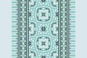 Plazo pattern Seamless Scandinavian pattern Motif embroidery, Pixel Ikat embroidery Design for Print egyptian pattern tibetan mandala bandanna vector