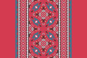 Plazo pattern Seamless Scandinavian pattern Motif embroidery, Pixel Ikat embroidery Design for Print border embroidery ancient egypt vector