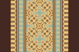 Banarasi Pattern Seamless Native American, Motif embroidery, Pixel Ikat embroidery Design for Print egyptian hieroglyphs tibetan geo pattern vector