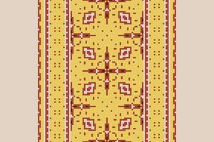 Banarasi Pattern Seamless Australian aboriginal pattern Motif embroidery, Pixel Ikat embroidery Design for Print indigenous art aboriginal art pattern floral kurti mughal border vector
