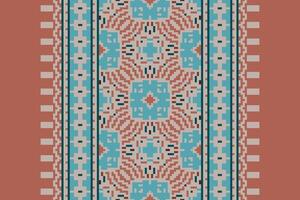Banarasi Pattern Seamless Australian aboriginal pattern Motif embroidery, Pixel Ikat embroidery Design for Print Texture fabric saree sari carpet. kurta patola saree vector