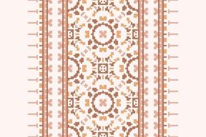 Banarasi Pattern Seamless Scandinavian pattern Motif embroidery, Pixel Ikat embroidery Design for Print scandinavian pattern saree ethnic nativity gypsy pattern vector