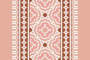 Banarasi Pattern Seamless Scandinavian pattern Motif embroidery, Pixel Ikat embroidery Design for Print pattern vintage flower folk navajo patchwork pattern vector