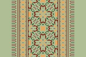 Kurti Pattern Seamless Native American, Motif embroidery, Pixel Ikat embroidery Design for Print scarf hijab pattern kerchief Pixel Ikat Silk kurti model mughal patterns vector