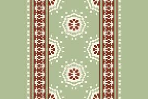 Kurti Pattern Seamless Native American, Motif embroidery, Pixel Ikat embroidery Design for Print kurta pattern mughal motifs tapestry pattern floral repeat vector