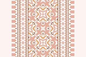 Banarasi Pattern Seamless Scandinavian pattern Motif embroidery, Pixel Ikat embroidery Design for Print jacquard slavic pattern folklore pattern kente arabesque vector