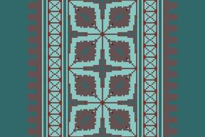 Kurti Pattern Seamless Mughal architecture Motif embroidery, Pixel Ikat embroidery Design for Print endless arabesque cloth dupatta shawl bandana print silk kurta men vector