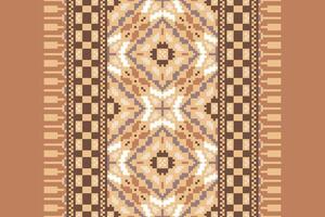 Kurti Pattern Seamless Bandana print silk Motif embroidery, Pixel Ikat embroidery Design for Print scandinavian pattern saree ethnic nativity gypsy pattern vector
