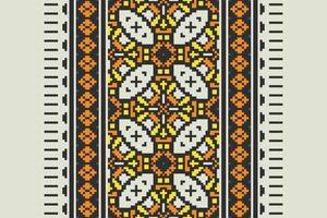 Kurti Pattern Seamless Australian aboriginal pattern Motif embroidery, Pixel Ikat embroidery Design for Print australian curtain pattern geometric pillow model kurti mughal flowers vector