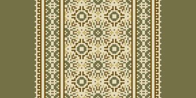 Tie dye Pattern Seamless Mughal architecture Motif embroidery, Pixel Ikat embroidery Design for Print vyshyvanka placemat quilt sarong sarong beach kurtis Indian motifs vector