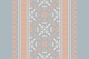 Kurti Pattern Seamless Mughal architecture Motif embroidery, Pixel Ikat embroidery Design for Print tie dyeing pillowcase sambal puri kurti mughal architecture vector