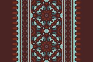 Kurti Pattern Seamless Australian aboriginal pattern Motif embroidery, Pixel Ikat embroidery Design for Print scandinavian pattern saree ethnic nativity gypsy pattern vector