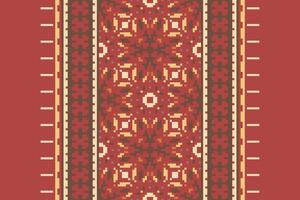 Kurti Pattern Seamless Australian aboriginal pattern Motif embroidery, Pixel Ikat embroidery Design for Print figure tribal ink on cloth patola sari vector
