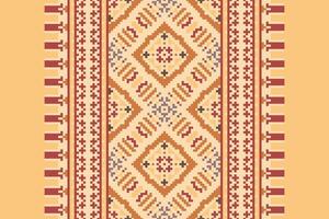 Kurti Pattern Seamless Australian aboriginal pattern Motif embroidery, Pixel Ikat embroidery Design for Print tapestry floral kimono repeat pattern lacing spanish motif vector