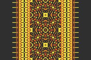 Kurti Pattern Seamless Australian aboriginal pattern Motif embroidery, Pixel Ikat embroidery Design for Print scarf hijab pattern kerchief Pixel Ikat Silk kurti model mughal patterns vector