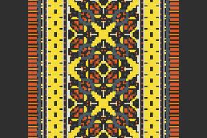 Kurti Pattern Seamless Australian aboriginal pattern Motif embroidery, Pixel Ikat embroidery Design for Print indigenous art aboriginal art pattern floral kurti mughal border vector