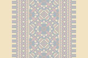 Kurti Pattern Seamless Mughal architecture Motif embroidery, Pixel Ikat embroidery Design for Print kurta pattern mughal motifs tapestry pattern floral repeat vector
