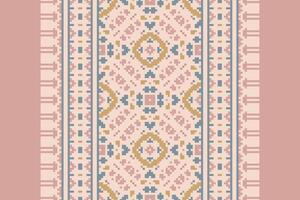 Kurti Pattern Seamless Scandinavian pattern Motif embroidery, Pixel Ikat embroidery Design for Print lace pattern turkish ceramic ancient egypt art jacquard pattern vector