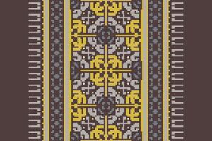 Kurti Pattern Seamless Scandinavian pattern Motif embroidery, Pixel Ikat embroidery Design for Print scarf hijab pattern kerchief Pixel Ikat Silk kurti model mughal patterns vector