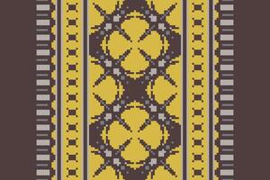 Kurti Pattern Seamless Scandinavian pattern Motif embroidery, Pixel Ikat embroidery Design for Print endless arabesque cloth dupatta shawl bandana print silk kurta men vector